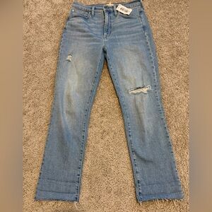 Madewell The Perfect Vintage Jeans Size 27 High-Rise Tapered Denim